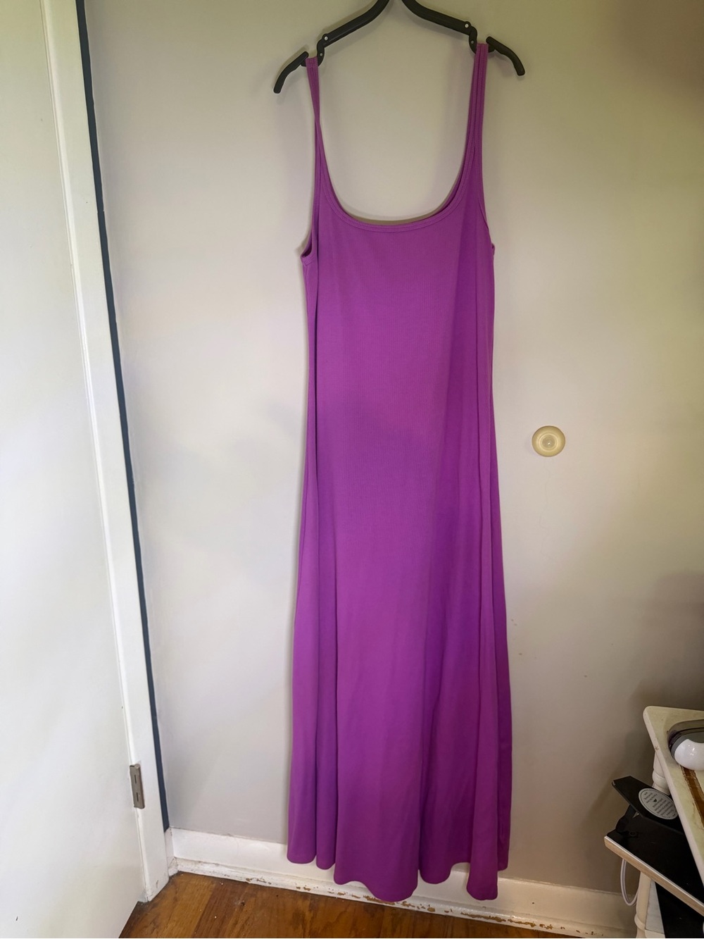 GAP Lavender Maxi Slip Dress with Scoop Neck